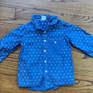 H&M star print button down.